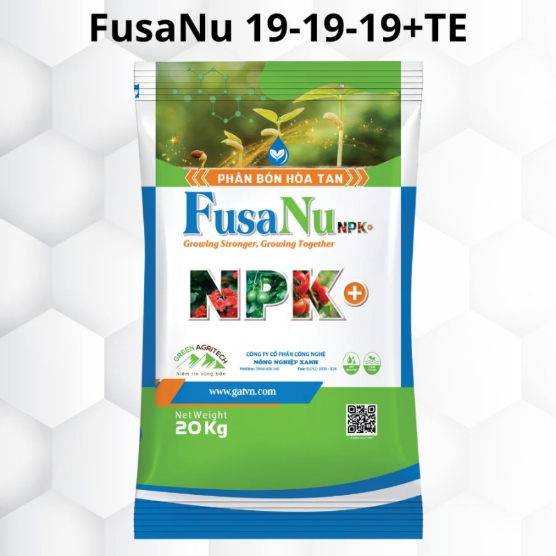 Phân bón hòa tan FusaNu 19-19-19 + TE