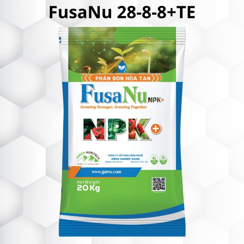 Phân bón hòa tan FusaNu 28-8-8 + TE