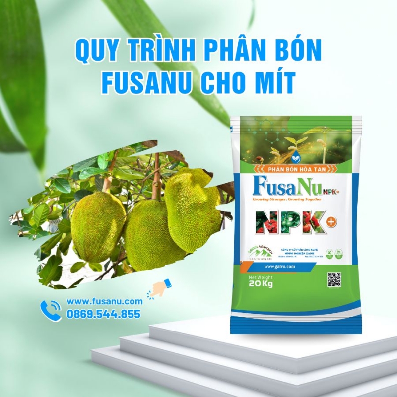 Quy trình phân bón hòa tan FusaNu cho Mít